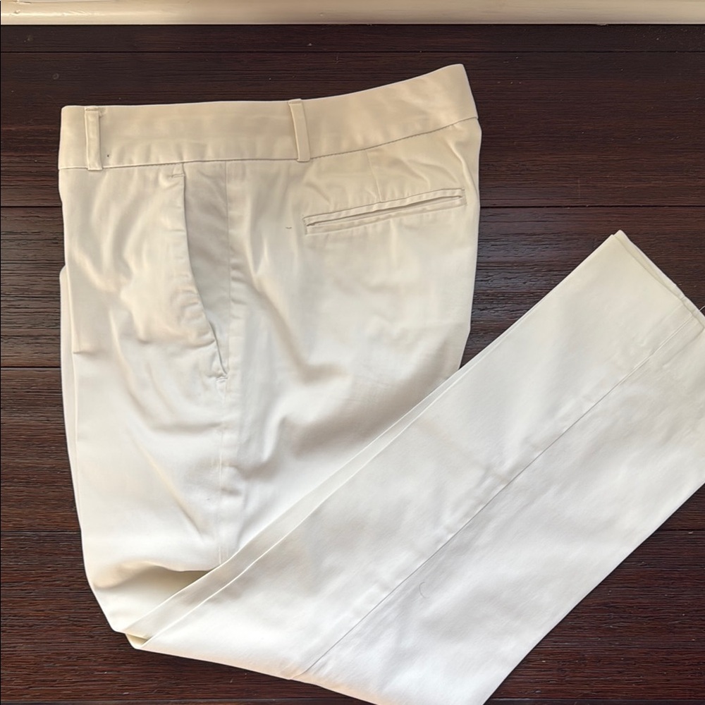Banana Republic white Straight Leg Pants